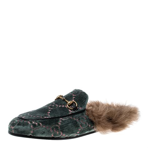 gucci flats|gucci flats with fur.